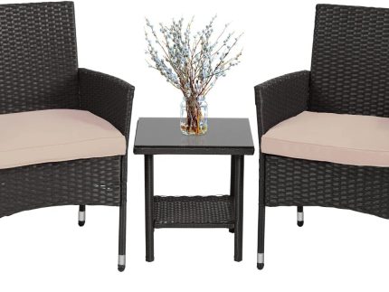 Patio Furniture Sets Outdoor Wicker Bistro Set Rattan Chair