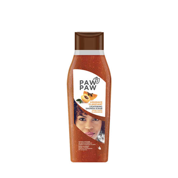 Paw Paw gel douche clarifiant - gommant papaye & poudre de noyau d'abricot