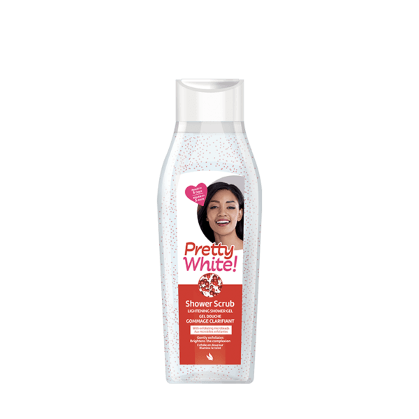 Pretty White Gel douche gommant microbilles exfoliantes