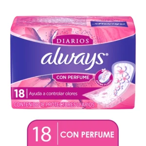 ALWAYS DIARIOS CON PERFUME 18CT/24