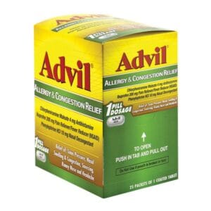 ADVIL ALLERGY & CONGESTION BOX 1CT/24