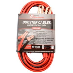 SIMPLY AUTO BOOSTER CABLES 200 AMP 12 FT 11 GAUGE