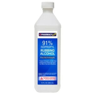 PHARMACY BEST RUBBING ALCOHOL REGULAR 91% 12OZ/24