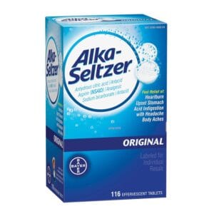 ALKA-SELTZER ORIGINAL BOX 20/2PK