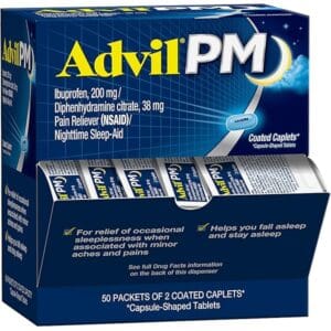 ADVIL PM CAPLETS BOX 50/2