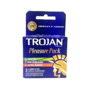 TROJAN CONDOM PLEASURE PACK 3CT/48