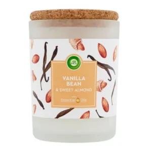 AIR WICK SCENTED CANDLE VANILLA BEAN & SWEET ALMOND 185 G / 6