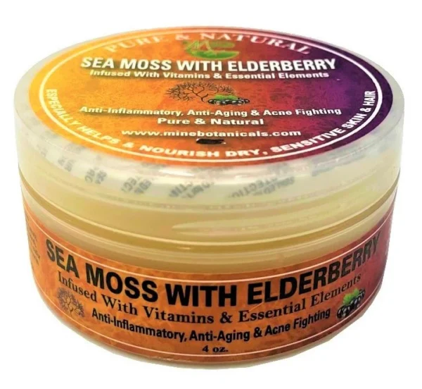 Infused shea butter with Seamoss and Elderberry 4 oz