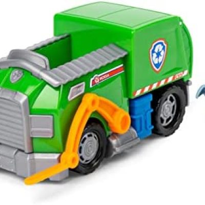 Paw Patrol Rocky Recycle Truck Vehicle with Collectible Figure for Kids