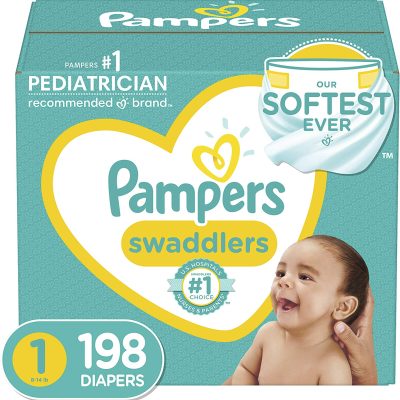 Pampers Swaddlers Disposable Baby Diapers Packaging May Vary